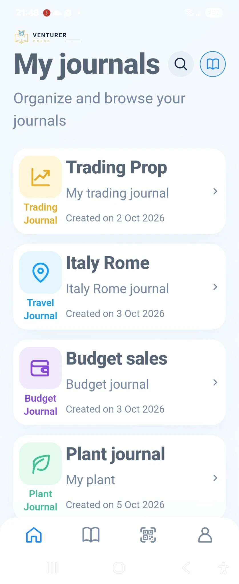 Raccolta dei diari