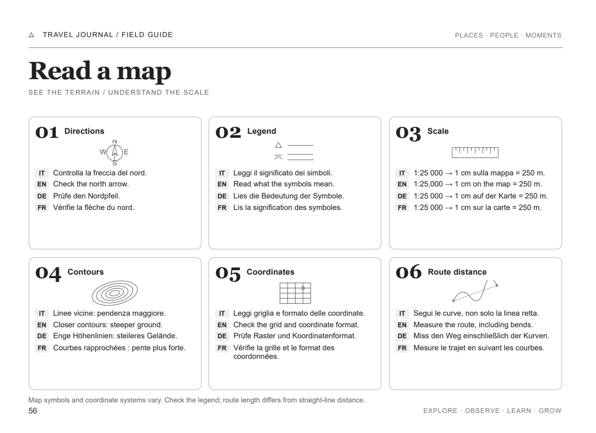 Travel Journal — Read a map · pagina 56